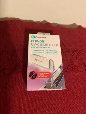 Clip-On UV-C Sanitizer - White
